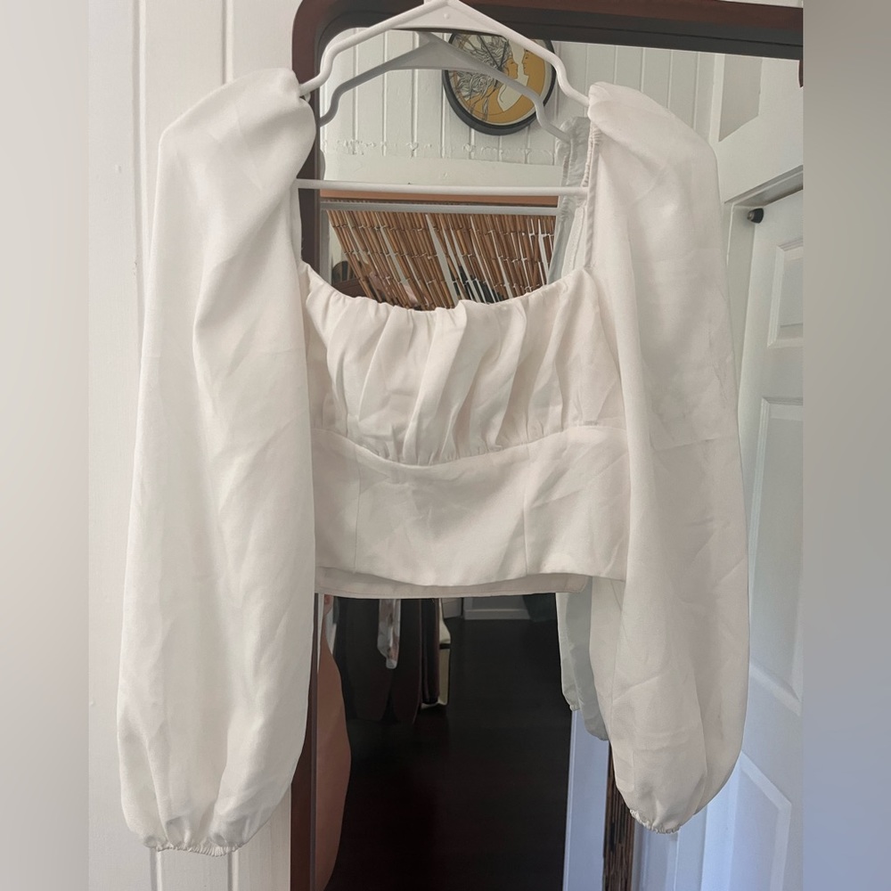 Princess Polly white blouse - Picture 2 of 5